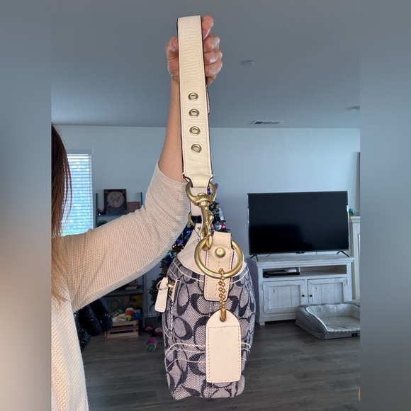 Coach Soho Denim and leather crossbody bag Y2K - Picture 15 of 17